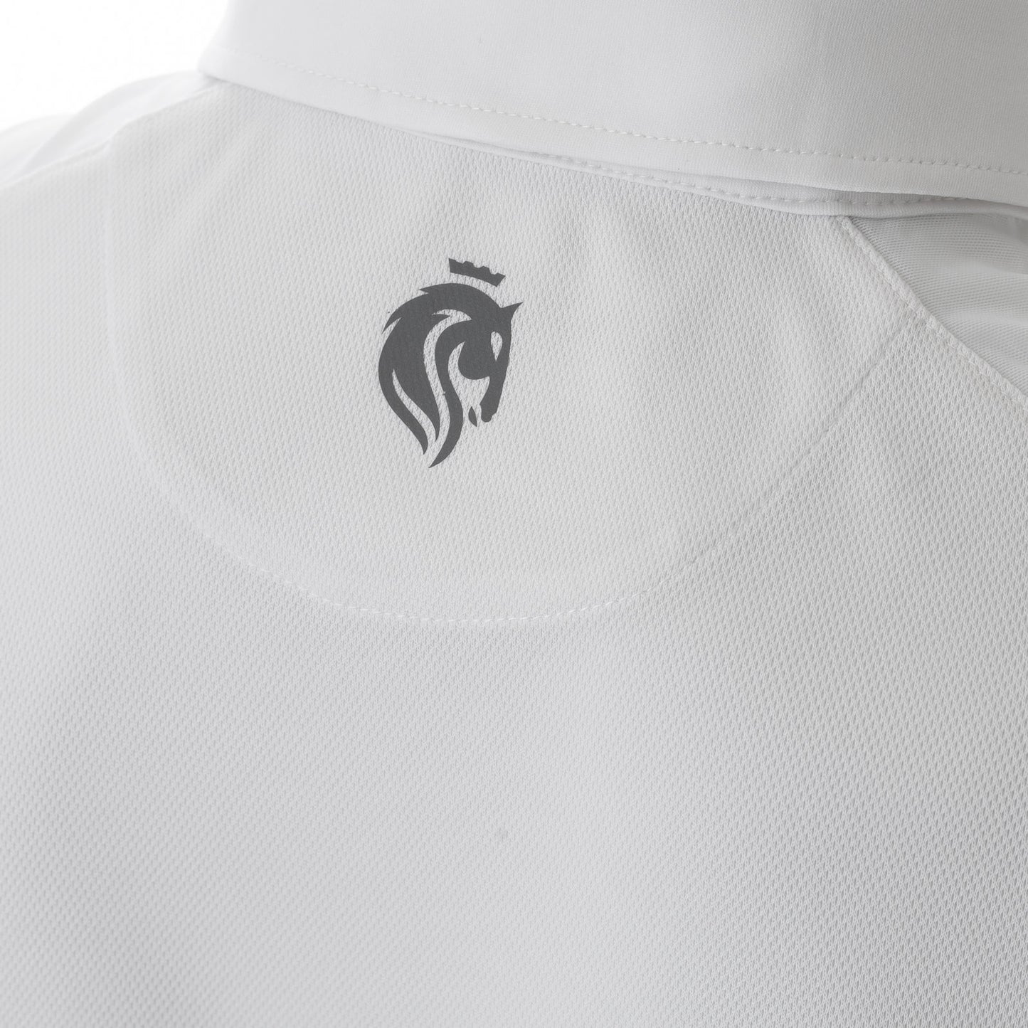 Camiseta Polo de Concurso Equinavia para Hombre - Blanca